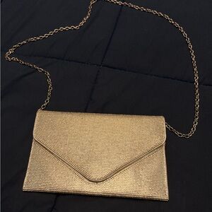 Cross body bag/ clutch silver bling